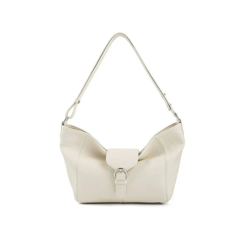 Bolsa Tote Média Camille em Couro Bege