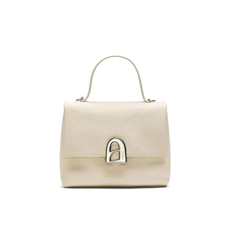 Bolsa Tiracolo Feminina em Couro Bege - Essence